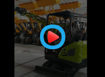 Video of using tracked excavators